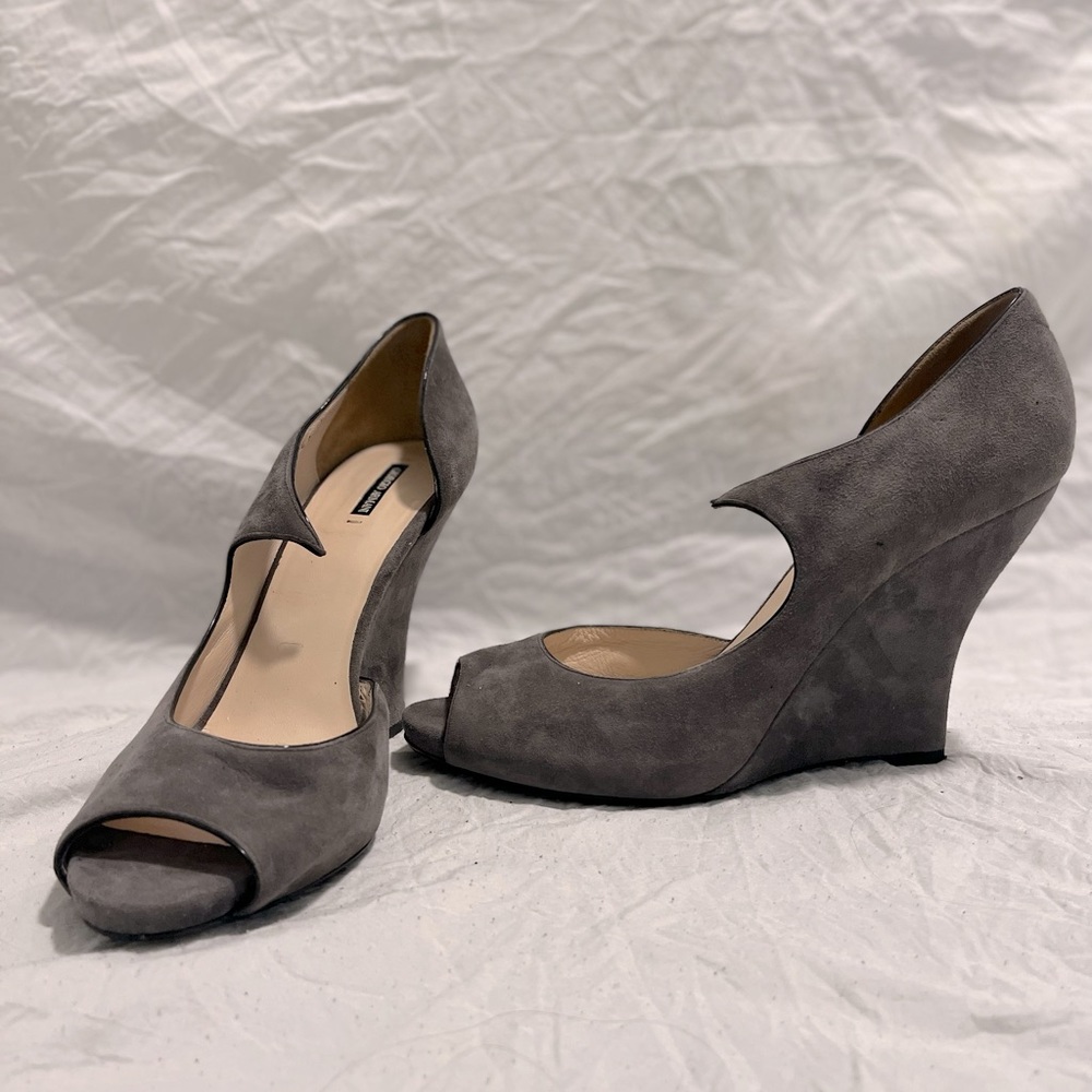 Armani Grey Heel, Size 9.5 US 41 EU